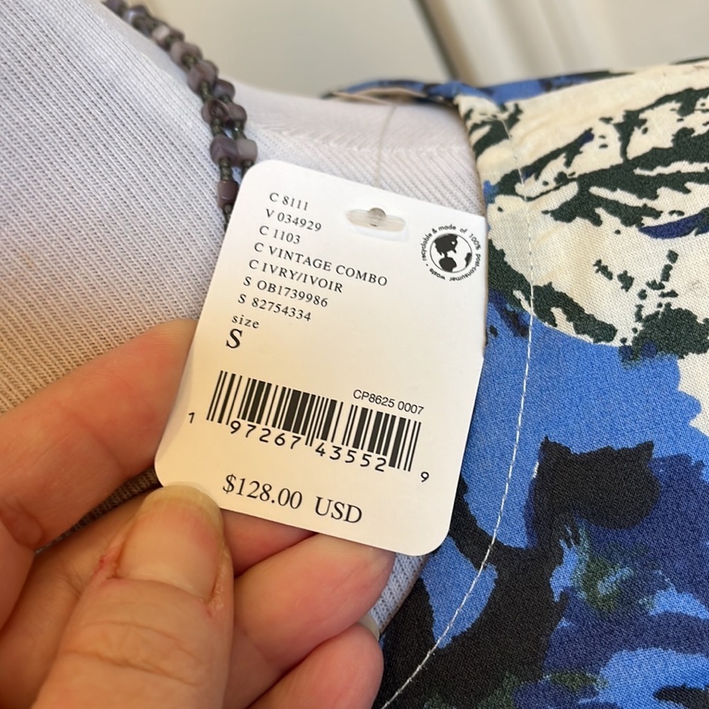 NWT Free People floral top - Picture 5 of 12